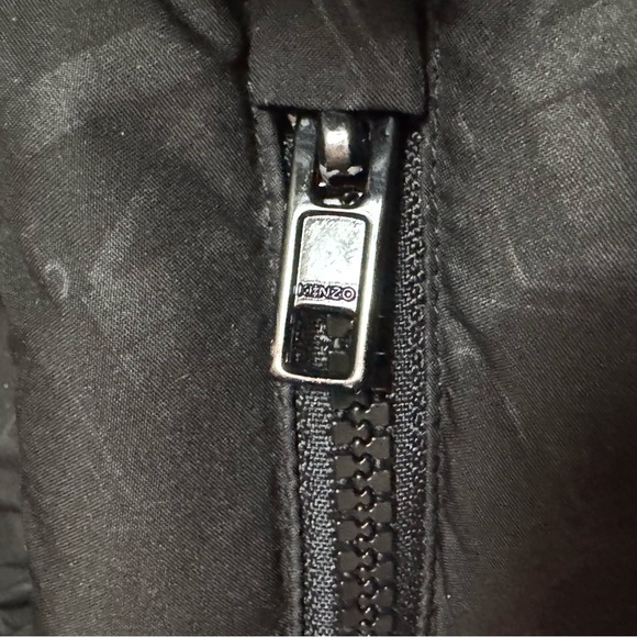 KENZO PARIS Monogram Logo Puffer Jacket Black XS - Picture 8 of 9